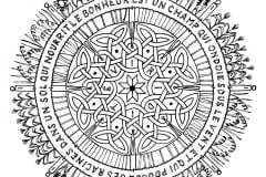 Mandala a colorier adulte difficile 14